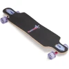 Muuwmi AUTHENTIC SPORTS Longboard Compact ABEC 7 Space, Mit Leuchtrollen