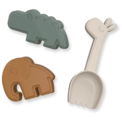 Done By Deer™ Sandspielzeug-Set 3-Stck. Deer Friends Farbmix