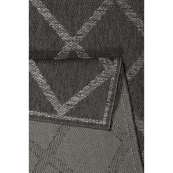 Esprit Outdoorteppich In & Outdoor Sparkle Outdoor (Rhomb) Anthrazit Silber 5 Esprit Outdoorteppich In & Outdoor Sparkle Outdoor (Rhomb) Anthrazit Silber – Bild 3