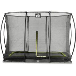 EXIT TOYS EXIT Bodentrampolin Silhouette 214 X 305 Cm Mit Sicherheitsnetz, Schwarz