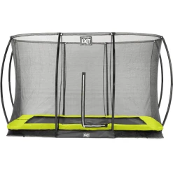 EXIT TOYS EXIT Bodentrampolin Silhouette Rechteckig 244x366 Cm Mit Sicherheitsnetz - Grün