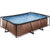 EXIT TOYS EXIT Frame Pool 220x150x60cm (12v Kartusche Filterpumpe) - Holz Optik -Smoby-Shop exit frame pool 220x150x60cm 12v kartusche filterpumpe holz optik a305884