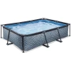 EXIT TOYS EXIT Frame Pool 300x200x65cm (12v) – Grau -Smoby-Shop exit frame pool 300x200x65cm 12v grau a305887