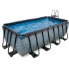 EXIT TOYS EXIT Frame Pool 4x2x1.22m (12v Filterpumpe) – Grau -Smoby-Shop exit frame pool 4x2x1 22m 12v filterpumpe grau a305956