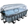 EXIT TOYS EXIT Frame Pool 4x2x1.22m (12v Sandfilter) – Grau + Sonnendach + Wärmepumpe -Smoby-Shop exit frame pool 4x2x1 22m 12v sandfilter grau sonnendach waermepumpe a305970