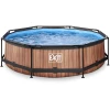 EXIT TOYS EXIT Frame Pool ø300x76cm (12v) – Holz Optik 2 EXIT TOYS EXIT Frame Pool ø300x76cm (12v) – Holz Optik -Smoby-Shop exit frame pool o300x76cm 12v holz optik a305877
