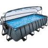 EXIT TOYS EXIT Stone Pool 540x250x100cm Mit Abdeckung, Sandfilter- Und Wärmepumpe, Grau 1 EXIT TOYS EXIT Stone Pool 540x250x100cm Mit Abdeckung, Sandfilter- Und Wärmepumpe, Grau -Smoby-Shop exit stone pool 540x250x100cm mit abdeckung sandfilter und waermepumpe grau a294605