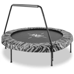 EXIT TOYS EXIT Tiggy Junior Trampolin Mit Griffstange ø 140 Cm, Schwarz/grau