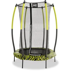 EXIT TOYS EXIT Tiggy Junior Trampolin Mit Sicherheitsnetz ø140 Cm, Schwarz/grün