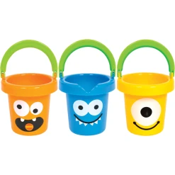 Gowi Lustige Monster Eimer - Set 3 Netz