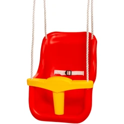 Hörby Bruk Babyschaukel High Rot/gelb