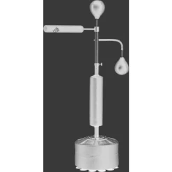 HOMCOM 3-in-1 Boxstand Mit 2 Speedbällen Schwarz