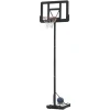 HOMCOM Basketballständer Schwarz -Smoby-Shop homcom basketballstaender schwarz a342804