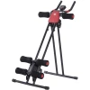 HOMCOM Bauchtrainer Mit LED Display Schwarz, Rot -Smoby-Shop homcom bauchtrainer mit led display schwarz rot a328062