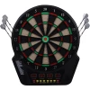 HOMCOM Elektronische Dartscheibe Für Bis Zu 16 Spieler Schwarz -Smoby-Shop homcom elektronische dartscheibe fuer bis zu 16 spieler schwarz a327879