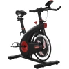 HOMCOM Fahrradtrainer Mit 8kg Schwungrad Schwarz, Rot -Smoby-Shop homcom fahrradtrainer mit 8kg schwungrad schwarz rot a330807