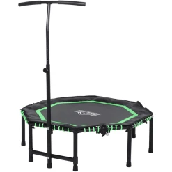 HOMCOM Fitness-Trampolin Für Kinder Und Erwachsene Grün/schwarz