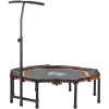 HOMCOM Fitness-Trampolin Für Kinder Und Erwachsene Orange/schwarz -Smoby-Shop homcom fitness trampolin fuer kinder und erwachsene orange schwarz a328222