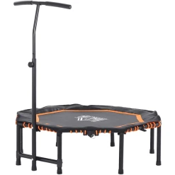 HOMCOM Fitness-Trampolin Für Kinder Und Erwachsene Orange/schwarz