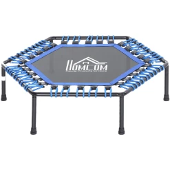 HOMCOM Fitness-Trampolin Für Yoga Blau