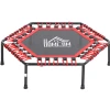 HOMCOM Fitness-Trampolin Für Yoga Rot -Smoby-Shop homcom fitness trampolin fuer yoga rot a328224