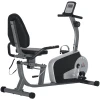 HOMCOM Fitnessrad Mit LCD-Shirm Grau -Smoby-Shop homcom fitnessrad mit lcd shirm grau a400181