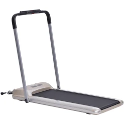 HOMCOM Laufband Mit LCD Display Silber, Schwarz