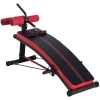 HOMCOM Sit-Up-Bank Mit Trainingsbändern Schwarz, Rot -Smoby-Shop homcom sit up bank mit trainingsbaendern schwarz rot a327935