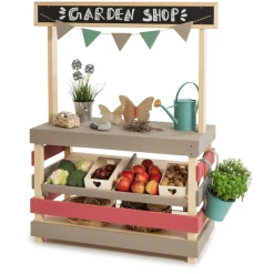 MUDDY BUDDY® Outdoor Shop "Garden Friend", Natur-warmgrau-malvenrosa