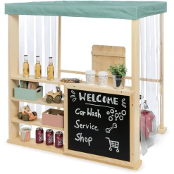 MUDDY BUDDY® Outdoor Tankstelle "Bubble Catcher", Natur - Salbeigrün