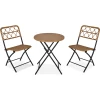 Outsunny 3-teilige Sitzgruppe Faltbar Natur -Smoby-Shop outsunny 3 teilige sitzgruppe faltbar natur a353307