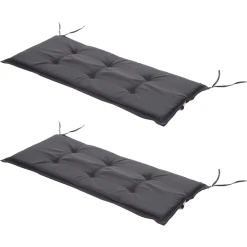 Outsunny Bankauflage Im 2er-Set Grau