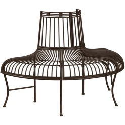 Outsunny Baumbank Für Bäume Mit Einem Durchmesser Von 37 Cm Braun