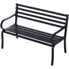 Outsunny Gartenbank Für 2 Personen Schwarz -Smoby-Shop outsunny gartenbank fuer 2 personen schwarz a352843