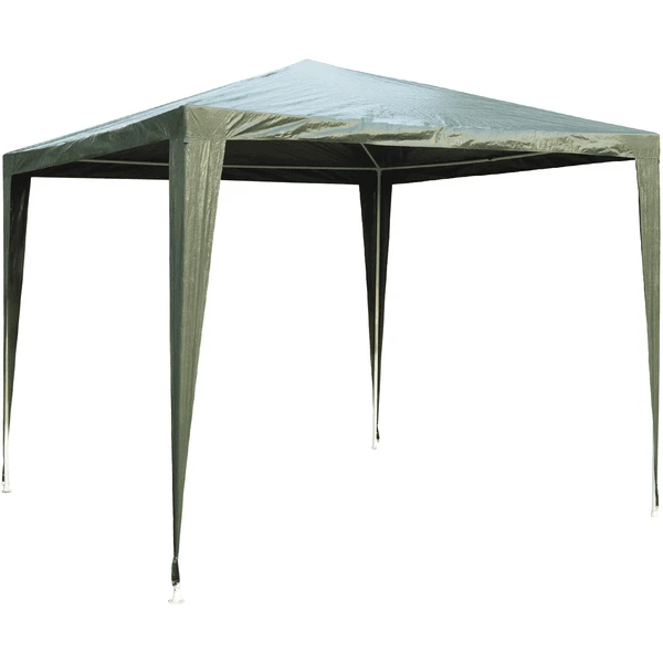 Outsunny Gartenpavillon Mit Klicksystem Dunkelgrün 3 Outsunny Gartenpavillon Mit Klicksystem Dunkelgrün