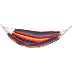 Outsunny Hängematte Mit Tragetasche Mehrfarbig