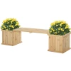 Outsunny Hochbeet Mit Kleiner Sitzbank Naturholz 2 Outsunny Hochbeet Mit Kleiner Sitzbank Naturholz -Smoby-Shop outsunny hochbeet mit kleiner sitzbank naturholz a361552