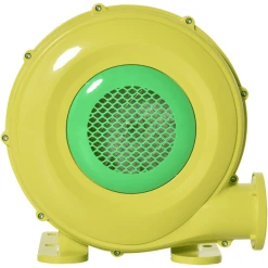 Outsunny Luftpumpe Leichter Transport, Kompakt Und Leicht Gelb