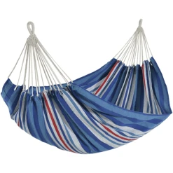 Outsunny Mehrpersonen Hängematte Blau-rot
