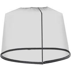 Outsunny Moskitonetz Für Sonnenschirm Schwarz