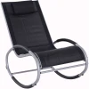Outsunny Schaukelstuhl Mit Kopfkissen Schwarz -Smoby-Shop outsunny schaukelstuhl mit kopfkissen schwarz a361248