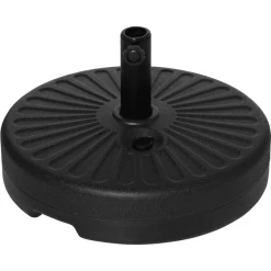 Outsunny Schirmständer Mit Feststellknöpfen Zur Sicherung Des Schirmes Schwarz