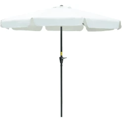 Outsunny Sonnenschirm Mit Entlüftung Beige