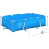 Outsunny Swimmingpool Blau -Smoby-Shop outsunny swimmingpool blau a356144