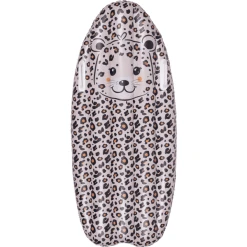 Swim Essentials Aufblasbares Surfboard Leopard Beige