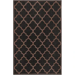 Wecon Home Outdoorteppich In & Outdoor Gleamy Outdoor Anthrazit Rot