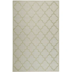 Wecon Home Outdoorteppich In & Outdoor Gleamy Outdoor Beige Grün Gelb